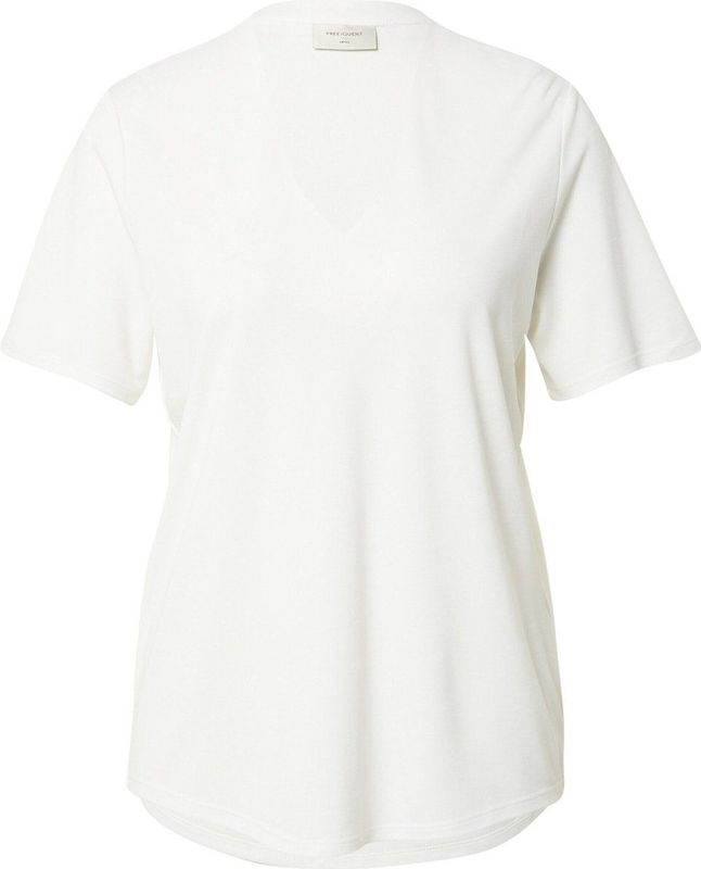Blouse - Offwhite - Elastisch - V-hals