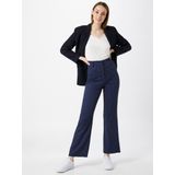 FREEQUENT - Top - Wit - Katoen - V-hals met Kanten Afwerking