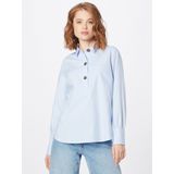 Blouse - FLYNN - Effen - Lange Mouw - Normale Pasvorm - Kentkraag