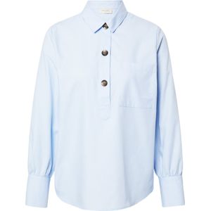 Blouse - FLYNN - Effen - Lange Mouw - Normale Pasvorm - Kentkraag