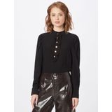 Freequent - Blouse 'APRIL' - Zwart - Wijde Blouse - Lange Mouw