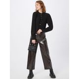 Freequent - Blouse 'APRIL' - Zwart - Wijde Blouse - Lange Mouw