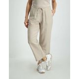 Capri Broek - Sand Melange - Linnen - Met Koord