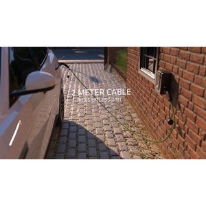 Blaupunkt - Type 2 Laadkabel - 16A - 2 Meter - Synthetisch - CE-Gecertificeerd