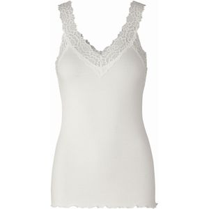 rosemunde Unterziehshirt »Bernardine Organic Cotton Top«, mit wunderschönem Vintage-Spitzenbesatz am V-Ausschnitt