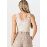 Rosemunde - Bernadine SL V-Neck Top - Gebroken Wit - Zachte Stof