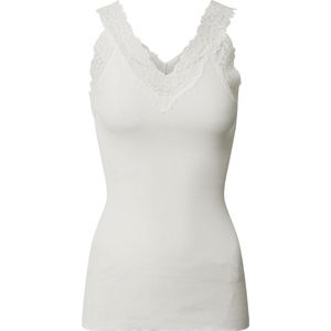 Rosemunde - Bernadine SL V-Neck Top - Gebroken Wit - Zachte Stof