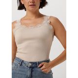 Tanktops - Effen - Geribbeld Gebreid - Mouwloos - Slanke Pasvorm