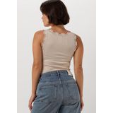 Tanktops - Effen - Geribbeld Gebreid - Mouwloos - Slanke Pasvorm