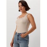 Tanktops - Effen - Geribbeld Gebreid - Mouwloos - Slanke Pasvorm