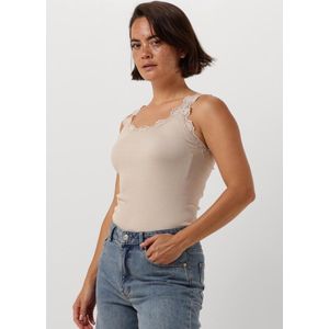 Tanktops - Effen - Geribbeld Gebreid - Mouwloos - Slanke Pasvorm