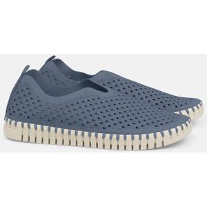 Instappers - Effen - Imitatieleer - Platte Hak