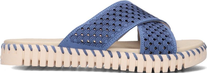 FitFlop - IQUSHION - Badslippers - Lichtblauw - Sparkle