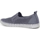 Ilse Jacobsen - Tulip - Instappers - Blauw - Gerecycled Microfiber