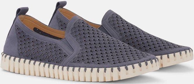 Ilse Jacobsen - Tulip - Instappers - Blauw - Gerecycled Microfiber