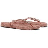 CHEERFUL03G - Slippers - Misty Rose - Luchtrubber - Glitterbandjes