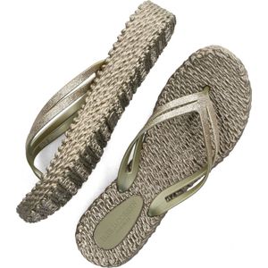 Ilse Jacobsen Slippers met lichte plateauzool CHEERFU - 780 Platin
