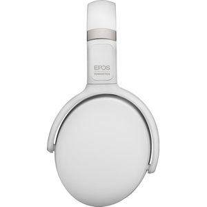 Sennheiser Adapt 360 witte over-ear Bluetooth stereo ANC headset met USB-dongle en etui, gecertificeerd voor Micrososft Teams Standard