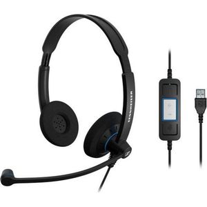EPOS | SENNHEISER IMPACT SC 60 USB ML Bedrade hoofdtelefoon Hoofdband Hoofdtelefoon Bellen/Muziek USB Type-A Zwart - zwart 1000551