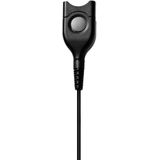 Hoofdtelefoon met microfoon Epos IMPACT SC 662 Zwart Zilverkleurig