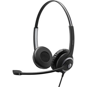 Sennheiser - SC 230 USB MS II - Bedrade Headset - Zwart-Zilver - Ruisonderdrukkende Microfoon