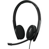 EPOS I Sennheiser Adapt 160t USB Ii (Bedraad, USB-A), Kantoorheadset, Zwart