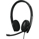 EPOS ADAPT 160 USB II - Geavanceerde On-Ear Headset voor Unified Communications met Microsoft Teams Integratie en Actieve Geluidsonderdrukking