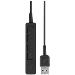 EPOS - 1000922 - USB-A naar Jack Adapter - Zwart - 3.5 mm