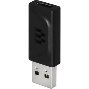 EPOS - 1000932 - Headsetadapter - USB-C naar USB-A - Zwart - Hoogwaardige Geluidskwaliteit