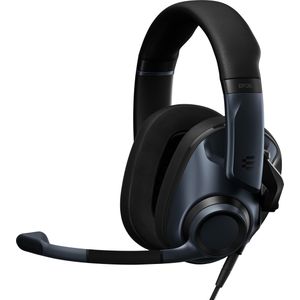 EPOS H6 Pro Gesloten Akoestische Gaming Headset + Mic – Over-ear Koptelefoon– Lichte Hoofdband – Til om te Dempen – PC, Mac, Headset PS4, PS5, Xbox Series X, Xbox One, Nintendo Switch (Sebring Black)