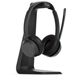 EPOS Impact 1061T ANC On Ear headset Computer Bluetooth Stereo Zwart Noise Cancelling Headset, Incl. oplaad- en dockingstation