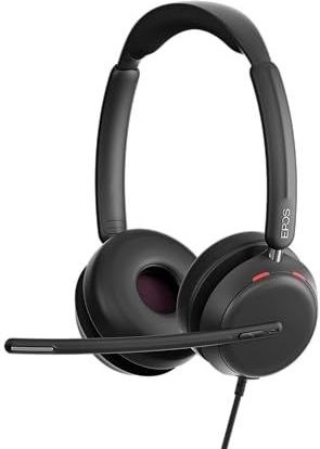 EPOS IMPACT 860 (Bedraad, USB-C), Kantoorheadset, Zwart