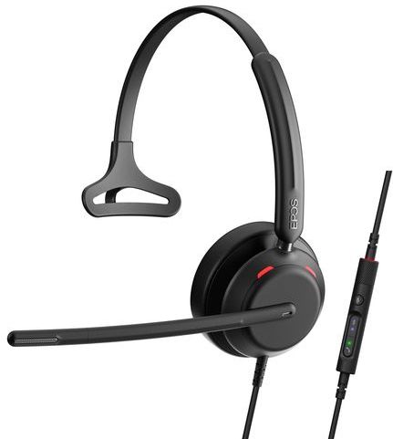 EPOS - IMPACT 730T Mono Headset - USB-C - MS Teams - Zwart - Kunstleer