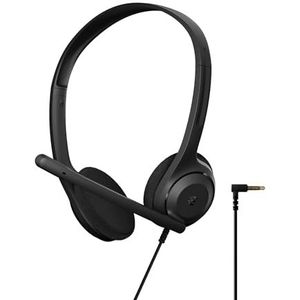 C1 3.5mm Professionele Bedrade Headset met Ruisonderdrukking - Duurzaam en Comfortabel Ontwerp, Eco-vriendelijke Verpakking, Perfect voor Kantoor, Thuiswerk en Onderweg