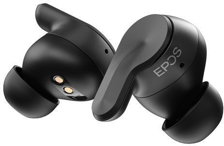 EPOS ADAPT E1 Draadloze Oordopjes - Zwart - Hybride ANC - Multi-Point Bluetooth - 50U Batterij - Draadloos Opladen - IPX5 Waterbestendig