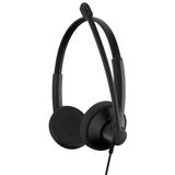 EPOS 1001421 hoofdtelefoon/headset Bedraad Hoofdband Kantoor/callcenter USB Type-C / USB Type-A Zwart