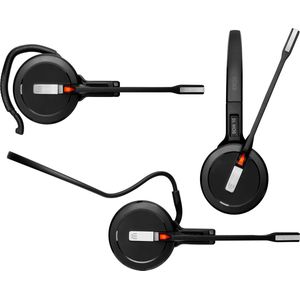 EPOS - IMPACT 5000 GO MS MONO USB-A - Draadloze Kantoorheadset - Zwart