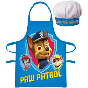 Paw Patrol Keukenschort voor Kinderen met Koksmuts