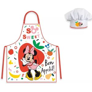Minnie Mouse Keukenschort voor Kinderen met Koksmuts - keukenset