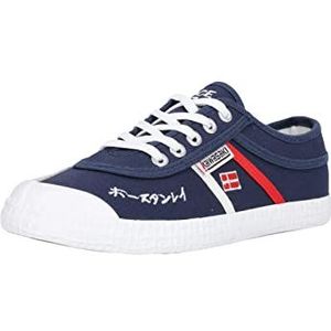 Kawasaki Uniseks Signature canvas schoen lage sneakers, Marineblauw 2002, 36 EU