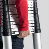 Telescpoische Ladder CAS Soft Clos - Smart Safe Pr - 11 Trede - Werkhoogte 4,05