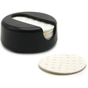 Last Round Herbruikbare Wattenschijfjes Rond Zwart 7 stuks