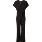 Jumpsuit - Effen - Lang/maxi - V-hals - Normale Pasvorm - Met Riem