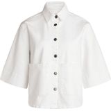 SisterS Point - Olea-Ja1 - Tussenjas - Wit - Denim - Oversized