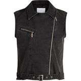 SISTERS POINT - Owi-ve - Vest - Black wash - Denim