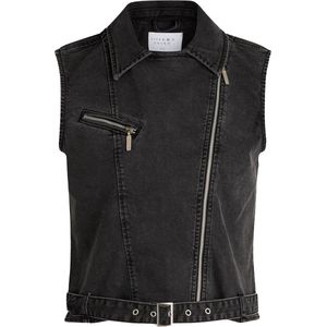SISTERS POINT - Owi-ve - Vest - Black wash - Denim