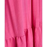 SISTERS POINT - Ibon-dr3 Roze Damesjurk met V-hals en Pofmouwen