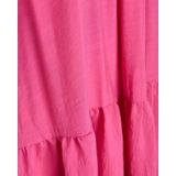 SISTERS POINT - Ibon-dr3 Roze Damesjurk met V-hals en Pofmouwen