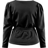 SisterS Point Overslag Top NASA-IS met Ceintuur Zwart