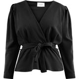 SisterS Point Overslag Top NASA-IS met Ceintuur Zwart